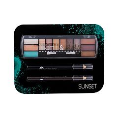 Sjenilo za oči 2K Night & Day 8,16 g Sunset Poklon setovi