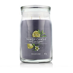 Mirisna svijeća Yankee Candle Signature Black Tea & Lemon 567 g