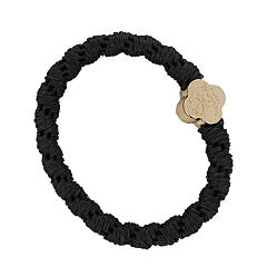 Gumice za kosu By Eloise London Woven Gold Quatrefoil 1 kom Charcoal Grey