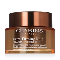 Noćna krema za lice Clarins Extra-Firming Nuit Wrinkle Smoothing Revitalizing Night Cream za ponovo punjenje 50 ml
