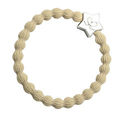 Gumice za kosu By Eloise London Silver Star 1 kom Sand